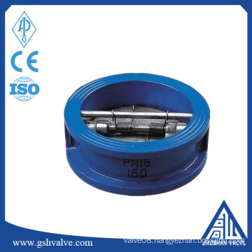 cast iron wafer type dual plate check valve